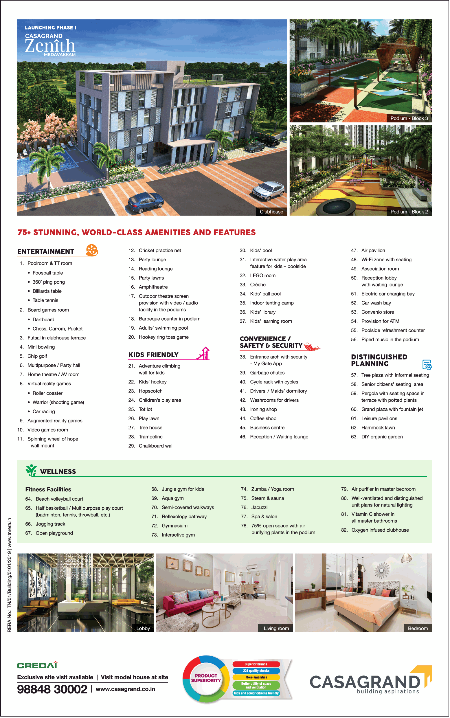 Launching phase I Casagrand Zenith in Medavakkam, Chennai Update
